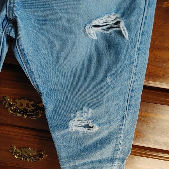 Levis Wedgie Distressed Straight Leg Jeans Sz 24 - Picture 2 of 12